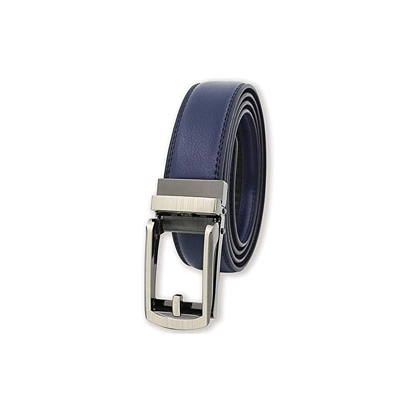 

[mark] belt men s genuine leather No hole cowhide leather casual ladies business suit auto lock Longish golf present student Waist maximum 115cm