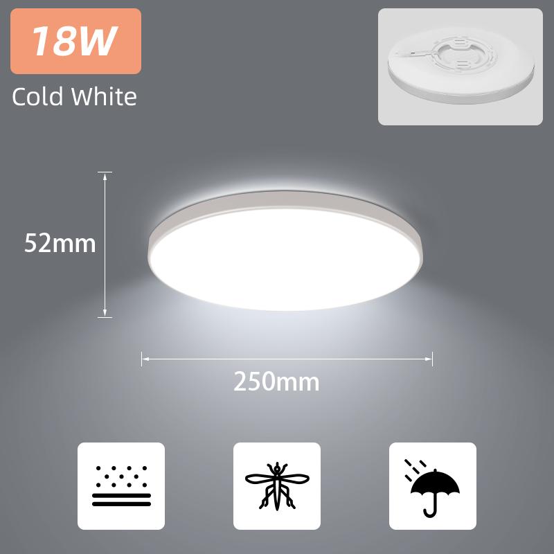 Ultra Thin Led Ceiling Lamps LED Square Round Panel Lamp 72W 50W Surface Mount Ceiling Light Fixtures for Living Room Bedroom