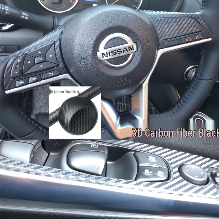 2020 Sylphy 14th Gen Carbon Fiber Interior Gear Shift & Console Screen Decals