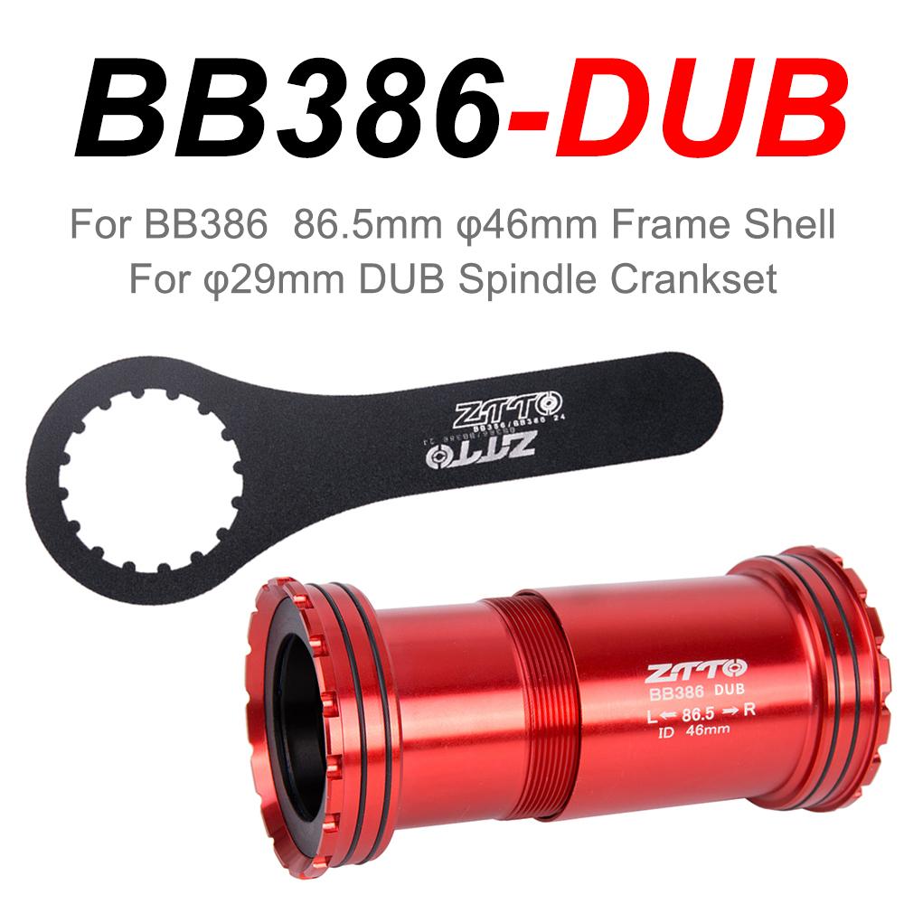 ZTTO BB386 Press Fit Bicycle Bottom Bracket And Install Tool Steel Ceramic Bearing 24 30mm MTB Road Bike BB DUB GXP Crankset