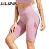 Kadın Dikişsiz Kalça Beş Noktalı Pantolon Nem Emici Yoga Pantolon Spor Fitness Pantolon Tayt