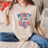 Party In The Usa Vintage Unisex TShirt 4th Of July Independence Day Graphic Tee Retro Style For Celebrating American Pride