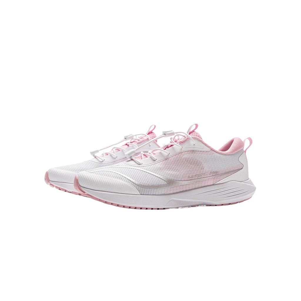 Li Ning Kids Running Leisure V1 Comfortable Soft Fashion Versatile Low-Top Running Shoes Kids sneaker White YKFV054-2