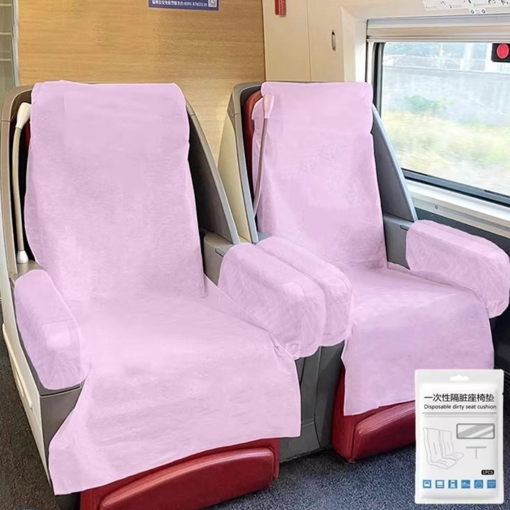 3 Set Non-woven Fabric Disposable Seat Cover Thickened with Armrest Covers Public Transport Chair Cover Single-Use Hygienic