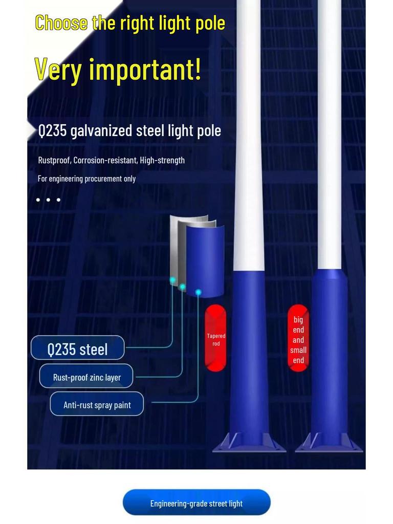 Super Bright LED Solar Street Light with 6m Pole & Chinese Knot Design for Outdoor & Rural Roads