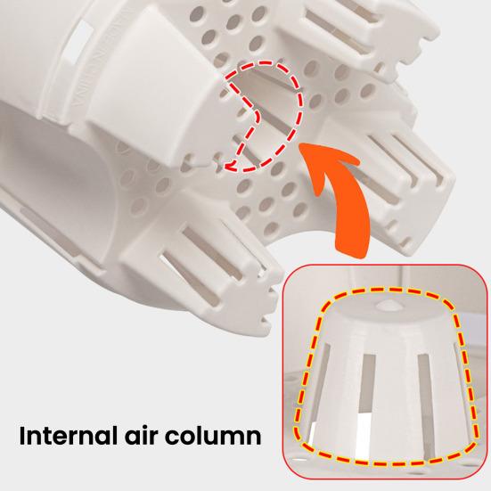 Self Watering Planter Flower Pot with Reservoir Saucer Ventilated Plant Pot for Phalaenopsis Indoor Orchids Home Balcony Office Desk