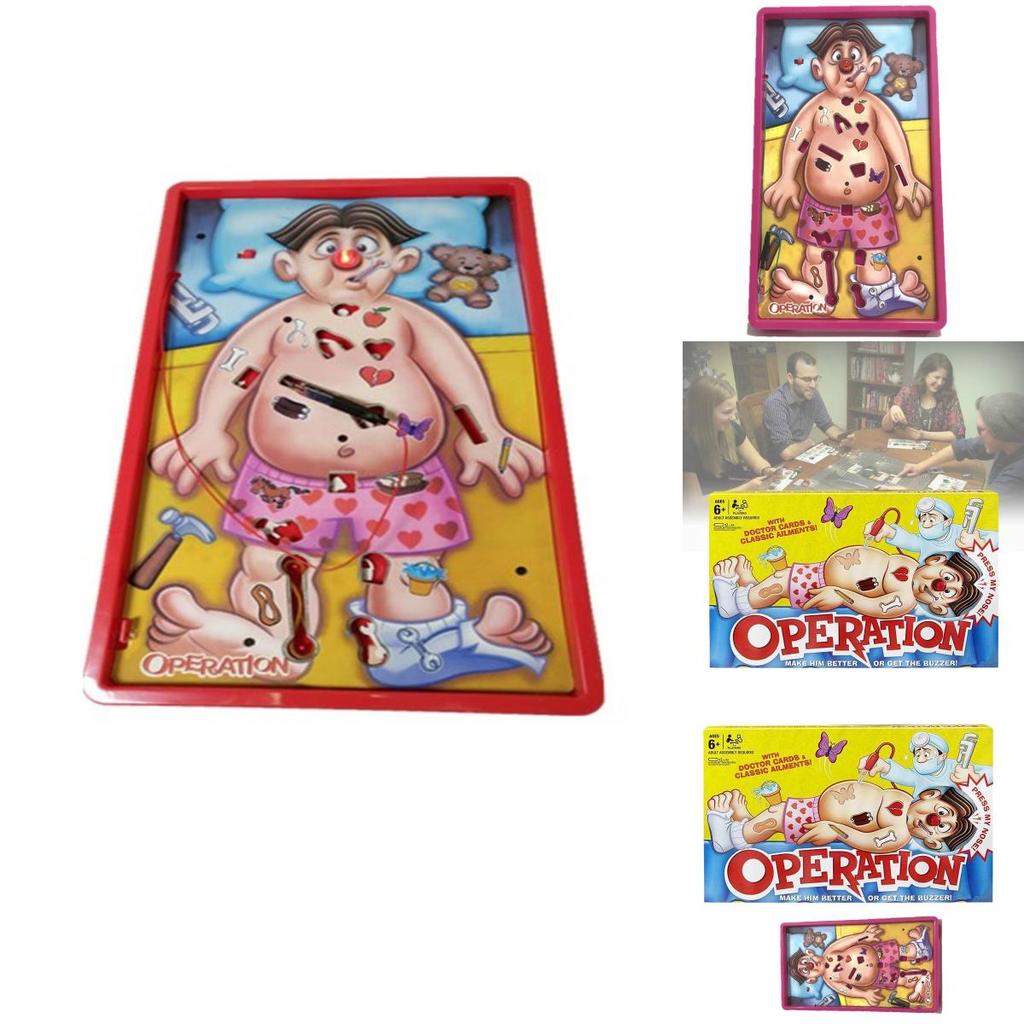 Classic Operation Game Interactive Santa Claus Toy With Fun Music And Sounds