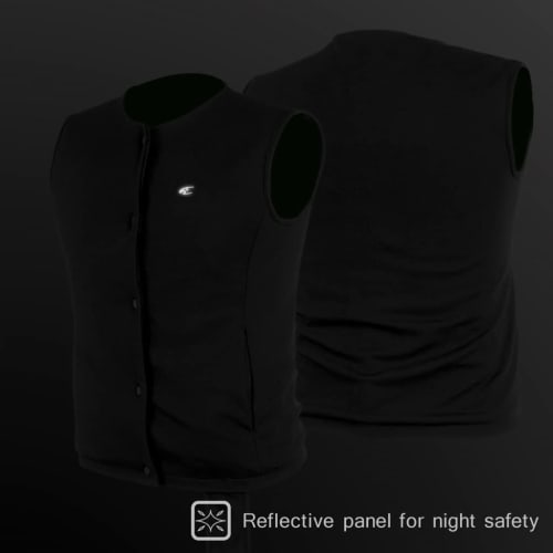 Komine Motorcycle Electric Inner Hybrid Vest (USB/7.4V) EK-108 1294 Winter Electric Heating 08-108 Black L