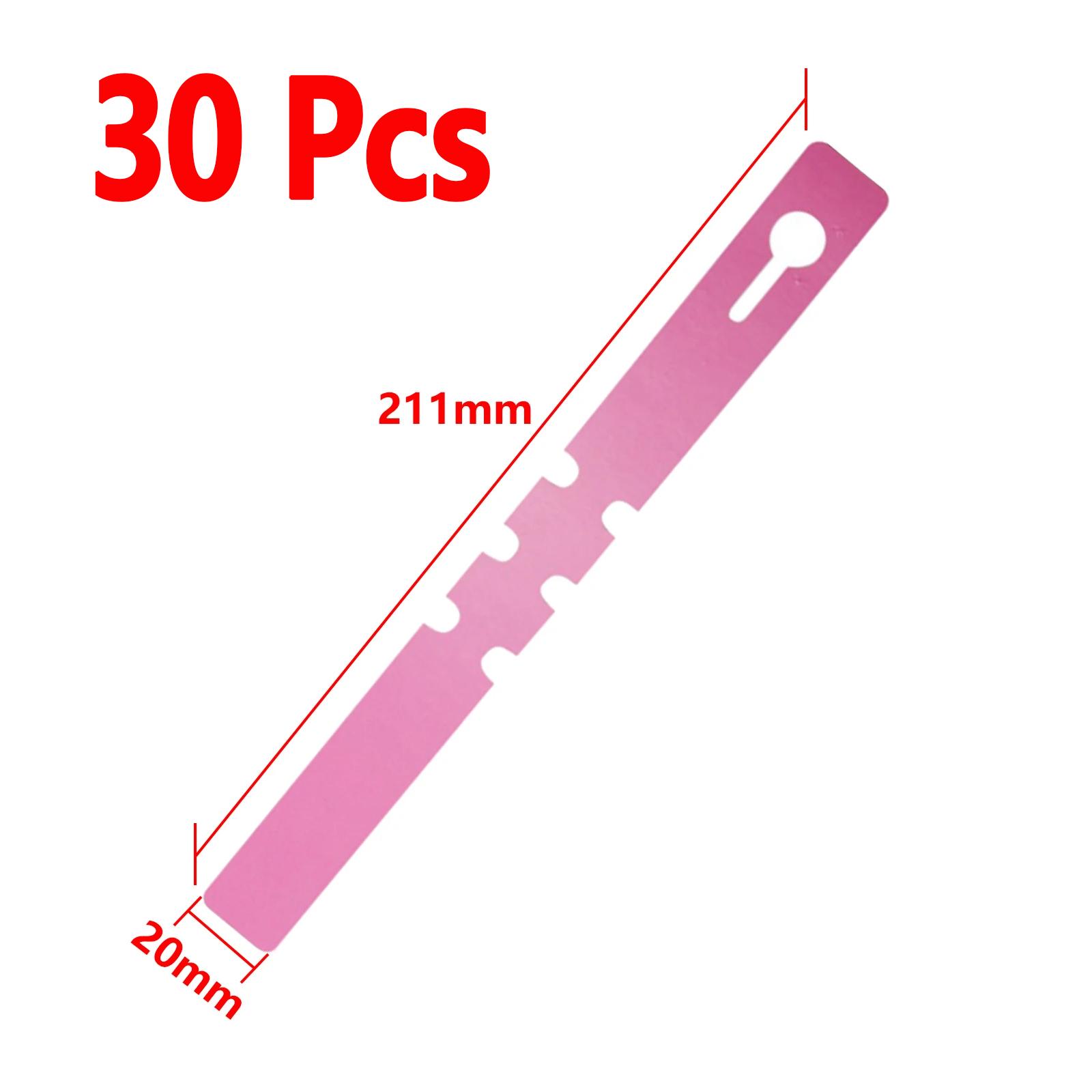 

30 шт., садовая бирка, этикетка, подвесное дерево, саженец растения, фруктовые деревья, знаки, подсказка, инструмент для классификации карт розовый