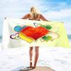 Valentine's Day Large Beach Towel for Adults and Lightweight Pool Towels Quick Dry Beach Towel Water Absorbent Towels for Travel