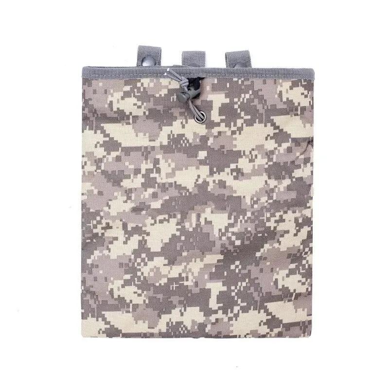 Outdoor Large Recycling Bag, Storage Miscellaneous Bag, Outdoor Camouflage Bag, Tactical Waist Hanging Collection Accessory Bag