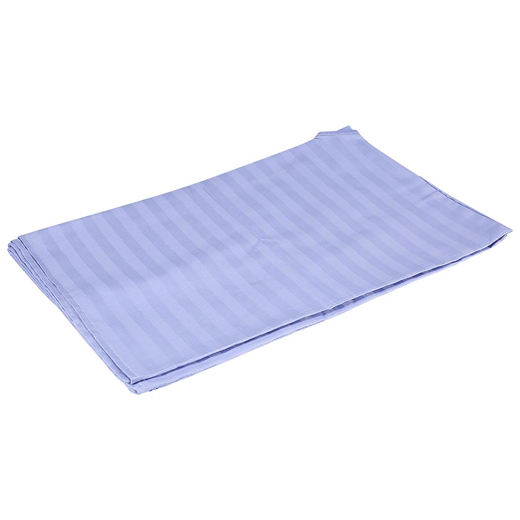 Soft Cotton Stripe Beauty Salon Sheet SPA Treatment Bed Cover With Face Breath Hole