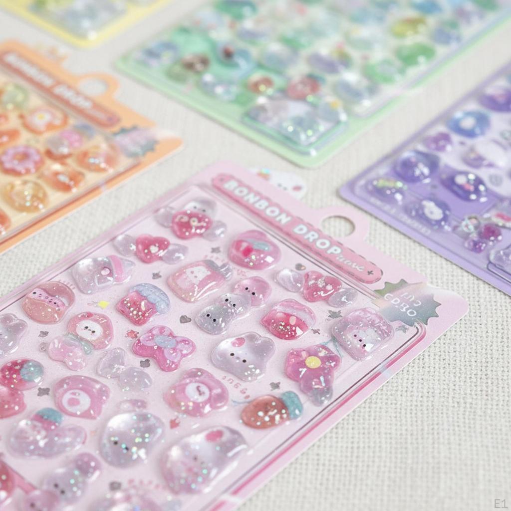 3D Cute Stickers Gift Decorations Kids Craft for Scrapbooks Box Planner