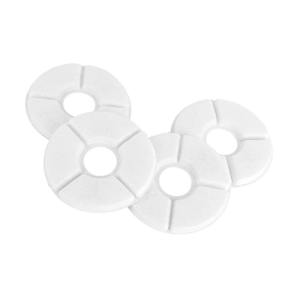 12Pcs Round Cat Water Fountain Filters Activated Carbon Remove Odor Replacement Smart Cat Fountain