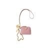 Saffiano Enamel Triangle Logo Leather Wallet Women Wallet Pink 1MC127_QHH_F0924