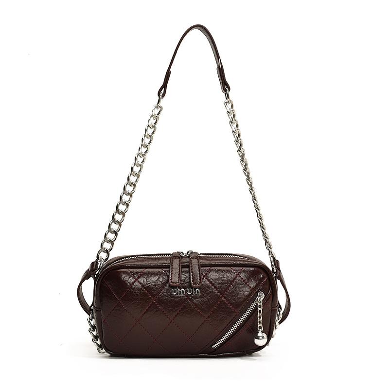 Bag Women's New Fashion Shoulder Bag Commuter Messenger Small Square Bag
