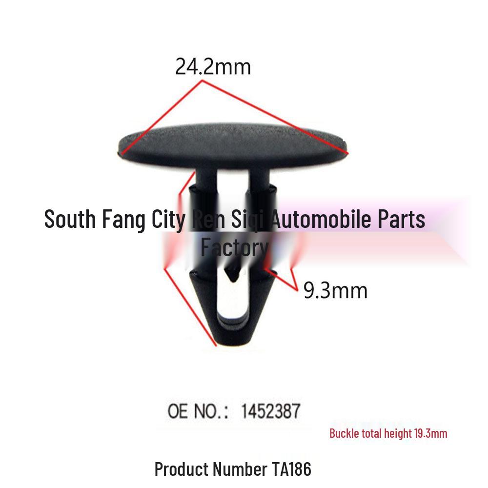 

Fiat F Car Interior Trim Panel Fixing Clip - Universal Buckle 10000