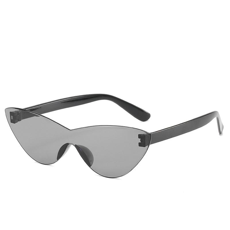 Purple Black Red Sunglasses Cateye Eyewear Women Brand Designer Small Triangle Vintage Sun Glasses Retro Sexy Cat Eye Sunglasses