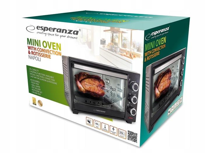 Mini Piekarnik Elektryczny Prosciutto 1600W 25L