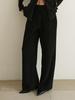 PAUL&ALICE Ribbed Elastic Pants / Light Beige