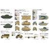 Pit Road 1/700 MI Series WWII British Military Vehicle Set 1 Plastic Model MI08 Molded Color
