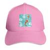 Waterlily Koi In Turquoise Baseball Cap Unisex Hat Sunhat Designer Hat Ball Cap Trucker Hats For Unisex Womens