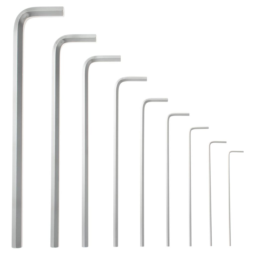 TONE Dlouhá šestihranná sada klíčů ALB900 palcová 9 kusů L-tvar Obsah