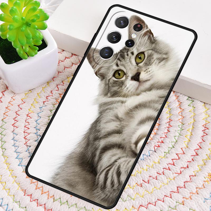 Cute Kittens Cat Phone Case for Samsung Galaxy Note 10 Pro S26 Ultra S23 S24 FE S25 S21 S22 PLUS Shockproof Cove