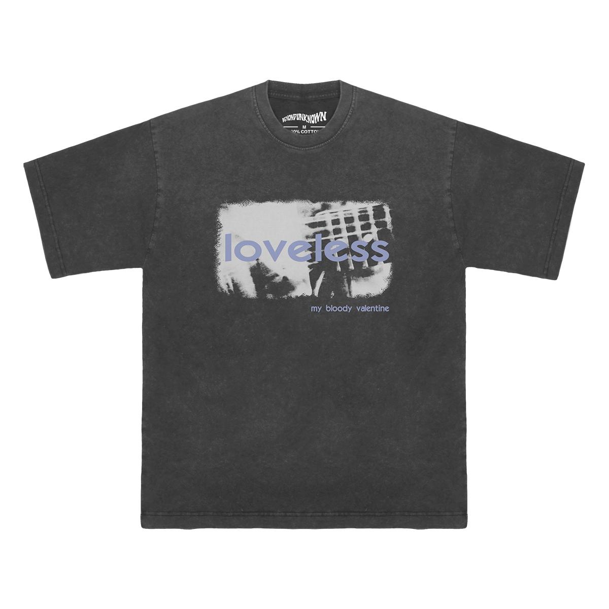 

My Bloody Valentine TShirt Loveless Slowdive Lush Ride Shoegaze Music Band Mens Women Cotton Washed Long Short Sleeves Shirt S