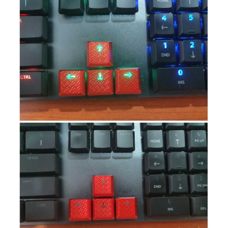 Textura Antideslizante Tapa de Tecla 4 Piezas Fibra de Carbono para G915/G813/G815/G913 TKL Keycaps de Perfil Bajo para Gamer