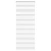 VidaXL Store Zèbre Blanc 60x150 Cm Largeur Du Tissu 55,9 Cm Polyester, Store À Enrouleur Zébré, Store Zébré Pour Fenêtre, 4014747