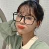 Square Oversized Black Eyeglasses Frame Brand Designer Anti Blue Blocking Computer Eyeglass Diopter Myopia Glasses -1.0 To -4.0