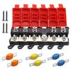 Distribution Block 1 in 5 out 5-way Fuse Holder With Fuse 30A 60A 100A