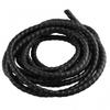High Density Polyethylene Spiral Wrap for Pressure Washer Hose Black 5m