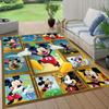 1pz Tappeto con Personaggi dei Cartoni Animati Disney Tappeto Area Tappeto Antiscivolo Lavabile a Mano Tappetino per Pavimento Adatto per Soggiorno Camera da Letto Decorazione per la Casa