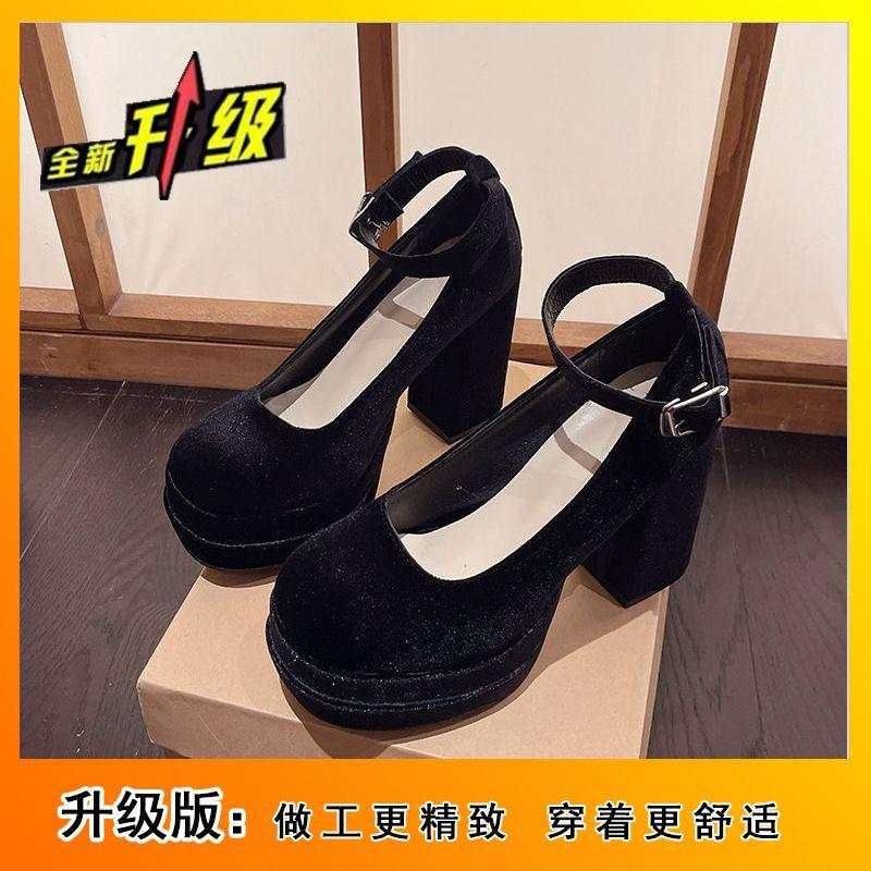 Fashion Women's Mary Janes Shoes 2025 New Lolita Shoes Designer Platform Shoes for Women Fashion High Heel Single Shoe Zapatos De Mujer