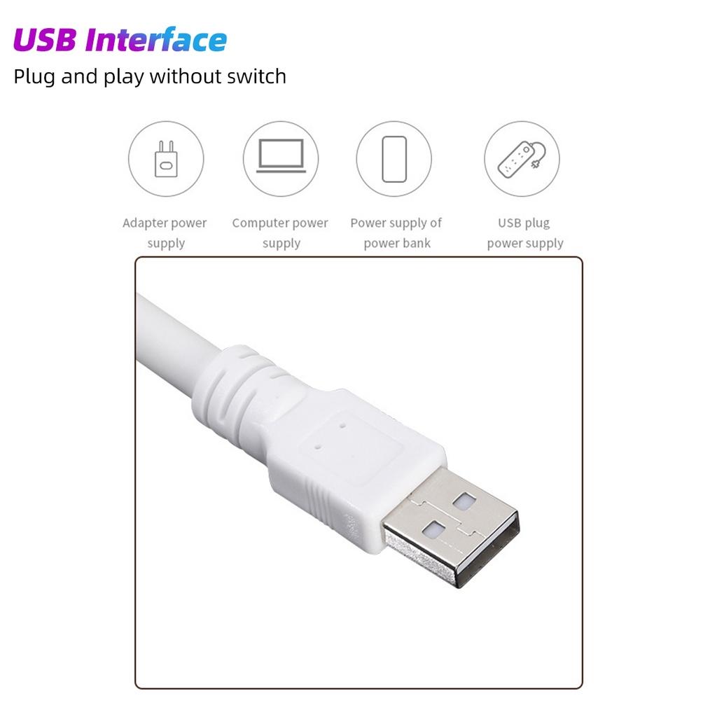 FONKEN Voice Control USB LED Light Portable Lamp Led Desk Lamp Eye Protection Study Reading Night Light