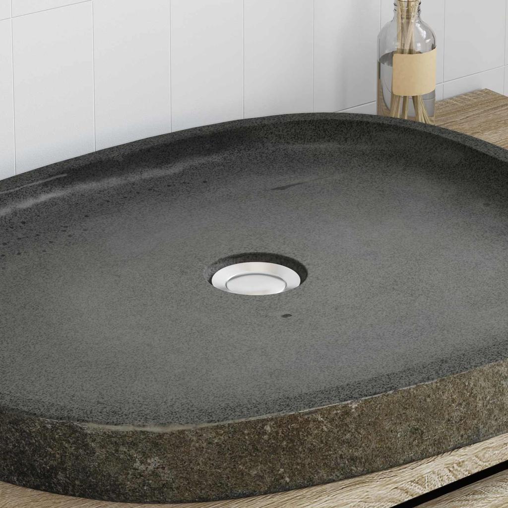 Wash Basin Grey 65 X 50 X 6 Cm River Stone