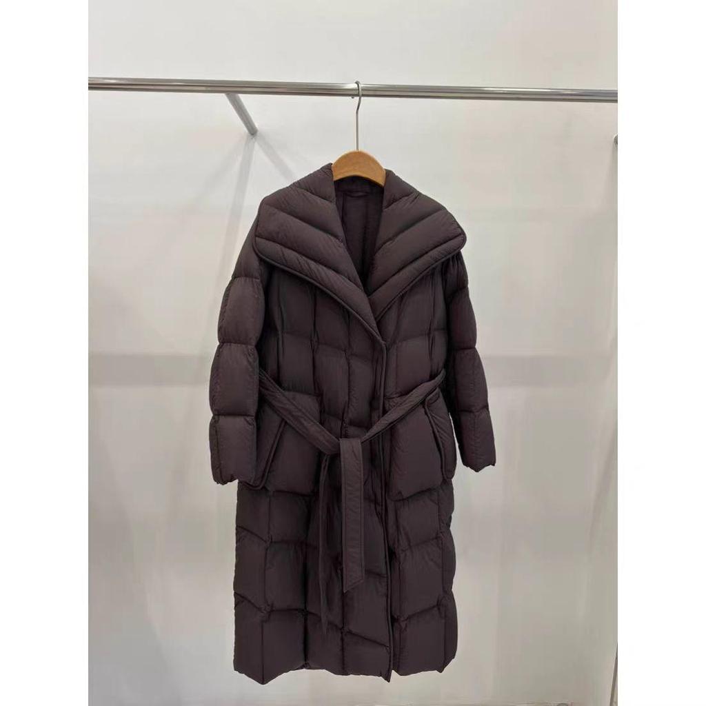 Yu Yan Women's 2025 High-End Long Goose Down Winter Coat - Elegant, Thick, and Stylish
