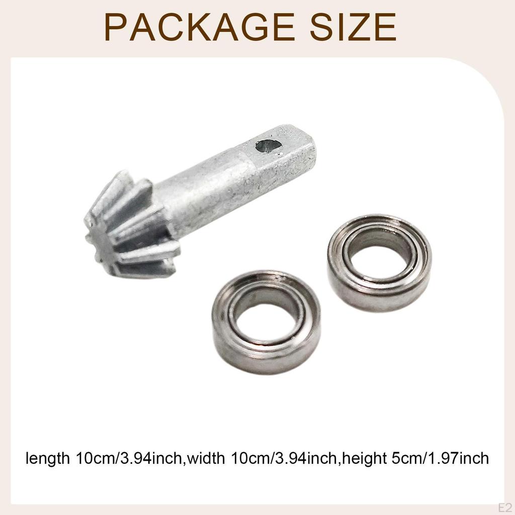 Axle Bevel Gear and Bearings Metal Directly Replace Parts, 1/12 RC Car Remote Control