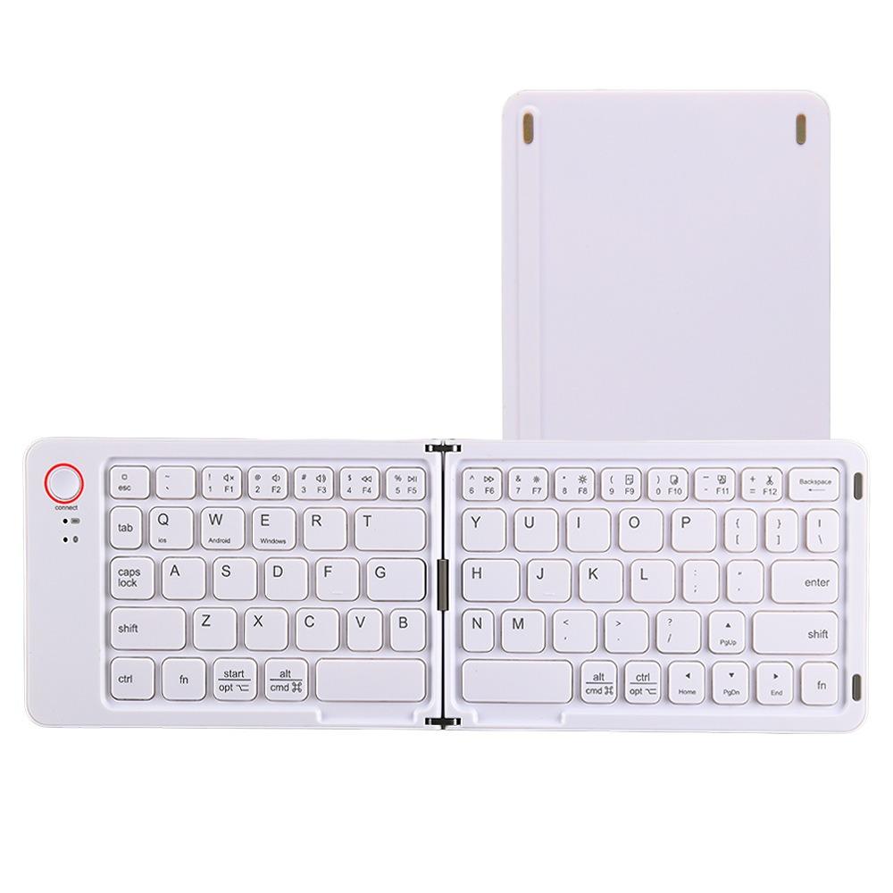 Rechargeable Bluetooth Folding Keyboard Lightweight Mini Folding Keyboard  Girls