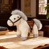 Cartoon Horse Stuffed Toy Keychain Stuffed Simulation Horse Toy Keychain  Christmas Gift