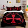"Crimson Crusader Elegance" Bedding Sets Duvet Covers Pillowcases(1* Duvet Cover 2* Pillowcases Without Duvet Insert)