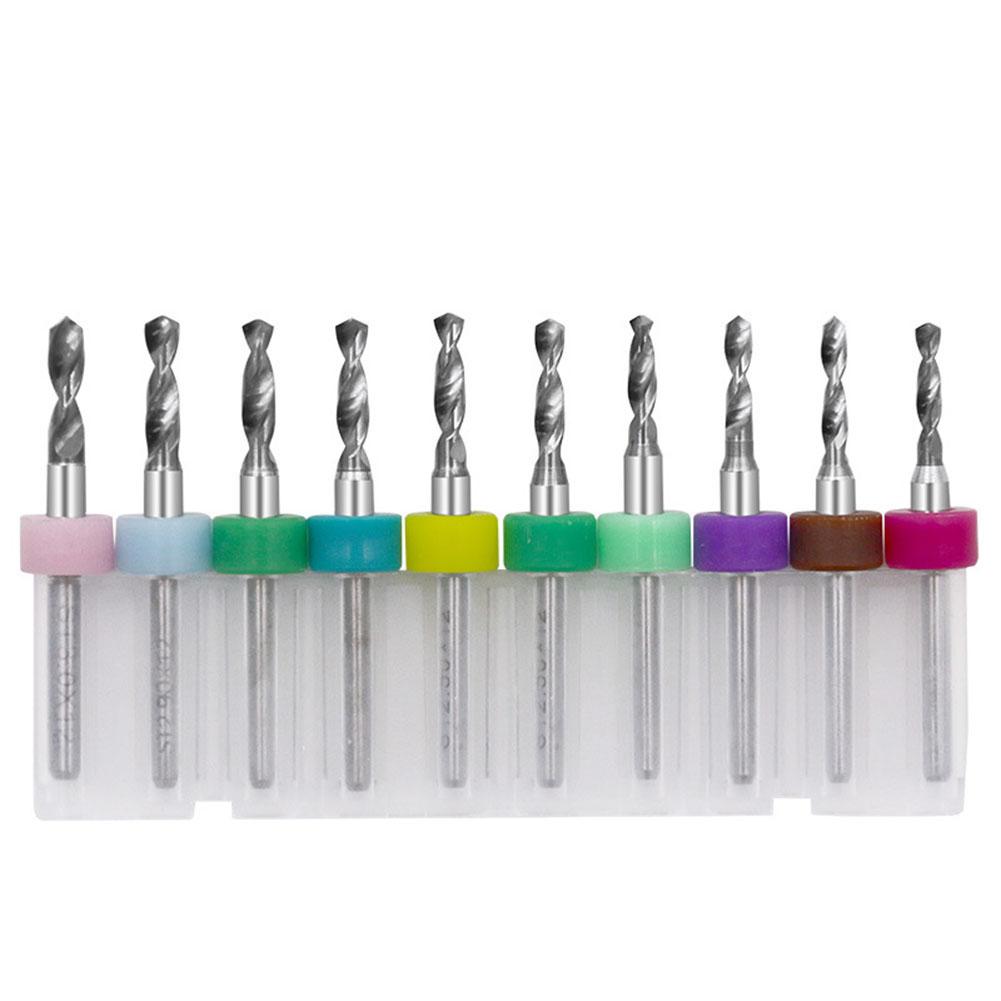 30 Pieces Carbide PCB Drill Bits Set for Accurate Metal and Circuit Board Drilling with 3 175mm Shank Diameter