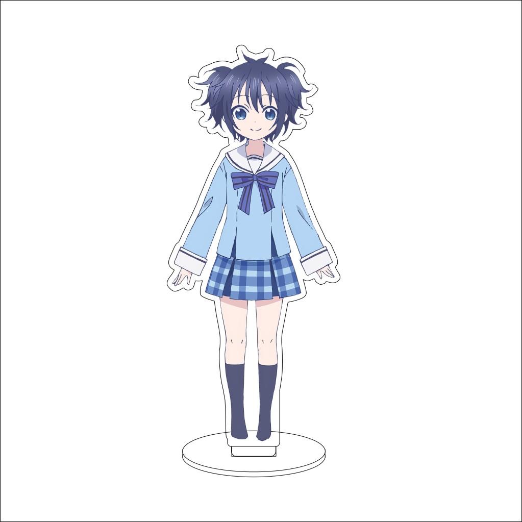 16CM Anime Happy Sugar Life Cosplay Ornaments Matsuzaka Satou Koube Shio Koube Asahi Acrylic Stand Figure Stand Halloween Gifts