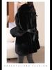 2024 Women's Real Mink and Fox Fur Winter Coat: Simple and Fashionable High-End Design