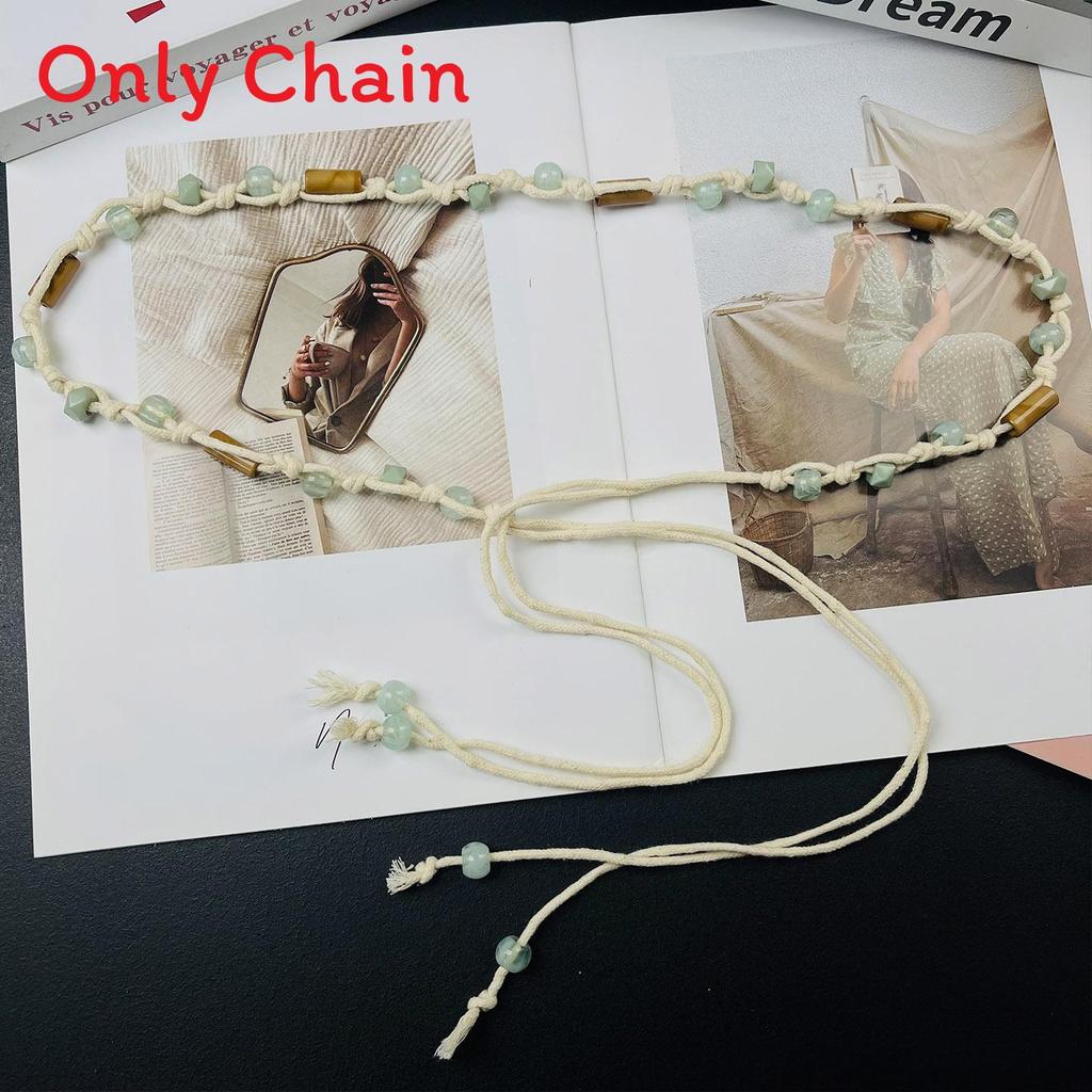 Bohemian Waist Chain For Women With Jelly Texture Summer Festival Accessory