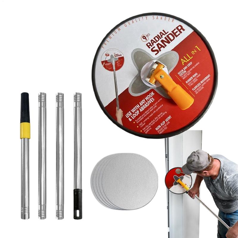 

Pole Sander 9 Inches Manual Hand Drywall Sander 360 Degree Rotary Discs For Concrete Walls Ceilings Repair Polishing Painting China Mainland