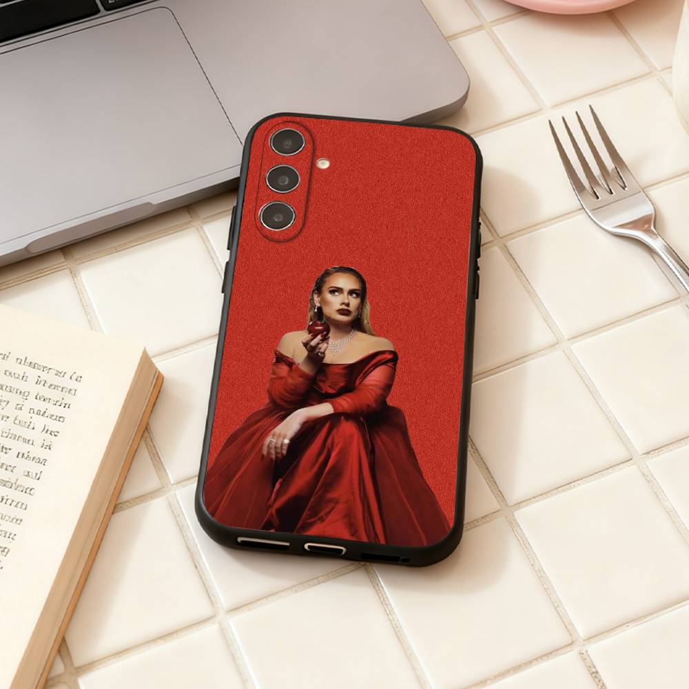 

Singer A-Adele phone Case For Samsung Galaxy A73,A72,A71,A70,A53,A52,A51,Others Soft Black Shell Samsung a41