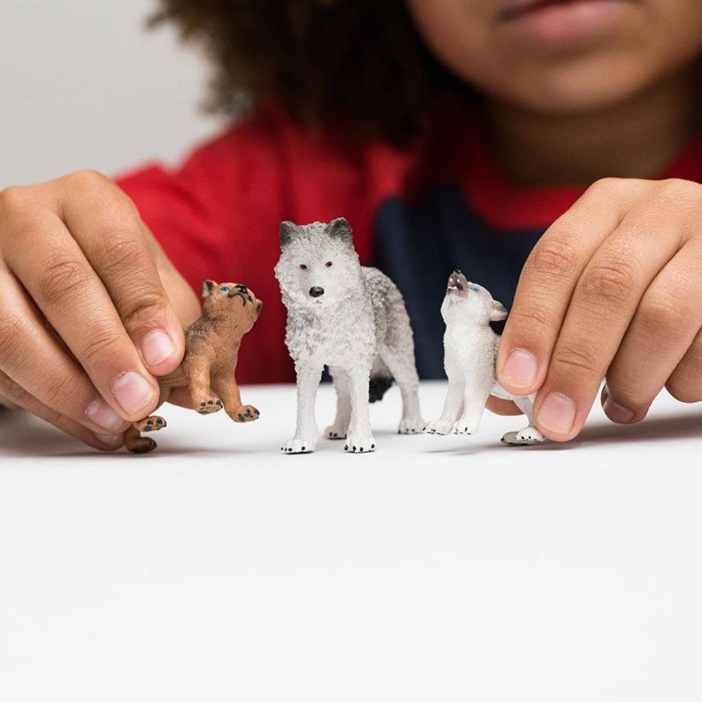 Schleich Wildlife Wolf Family Figurine 42472